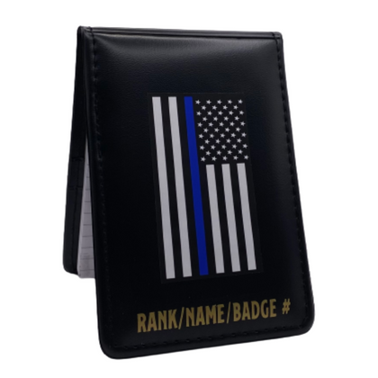Blue Line Flag Police Notebook $19