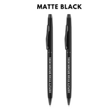 Matte Black Police Officer Pens