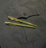 Gold Metal Police Officer Pens