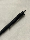 Engraved Handcuff key with Double Lock Pin Side View