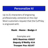 Personalized Handcuff Key Ordering Instructions