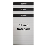 Blue Line Flag Police Notebook