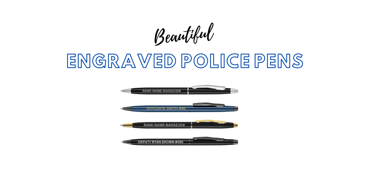 Engravable Pen Sets – COPJOT Police Notebooks and Pens