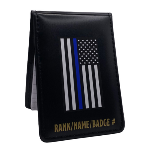 Blue Line Flag Police Notebook $18