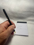 Gold and Black Flat Top Police Officer Pens