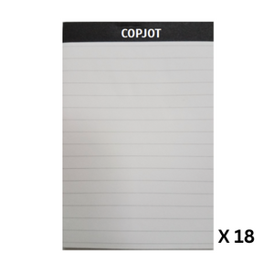 Notepad Refill Pack (18 Pads) LINED | Police Notepads