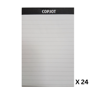 Notepad Refill Pack (24 Pads) LINED | Police Notepads