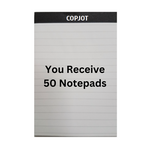 Notepad Refill Pack (50 Pads) LINED | Police Notepads