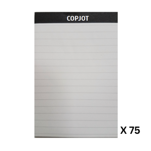 Notepad Refill Pack (75 Pads) LINED | Police Notepads