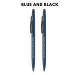 Blue and Black Police Officer Pens
