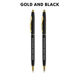 Gold and Black Police Officer Pens