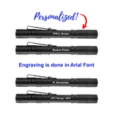 Police Flashlight - Personalized - Engraved