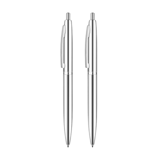 Silver Police Click Top Pens