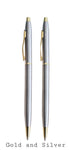 Gold and Silver Police Pens