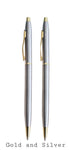 Gold and Silver Police Officer Pens | Gold and Silver Firefighter Pens